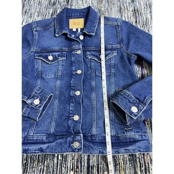 Paige Rowan Distressed Denim Jacket size XS - Picture 10 of 11